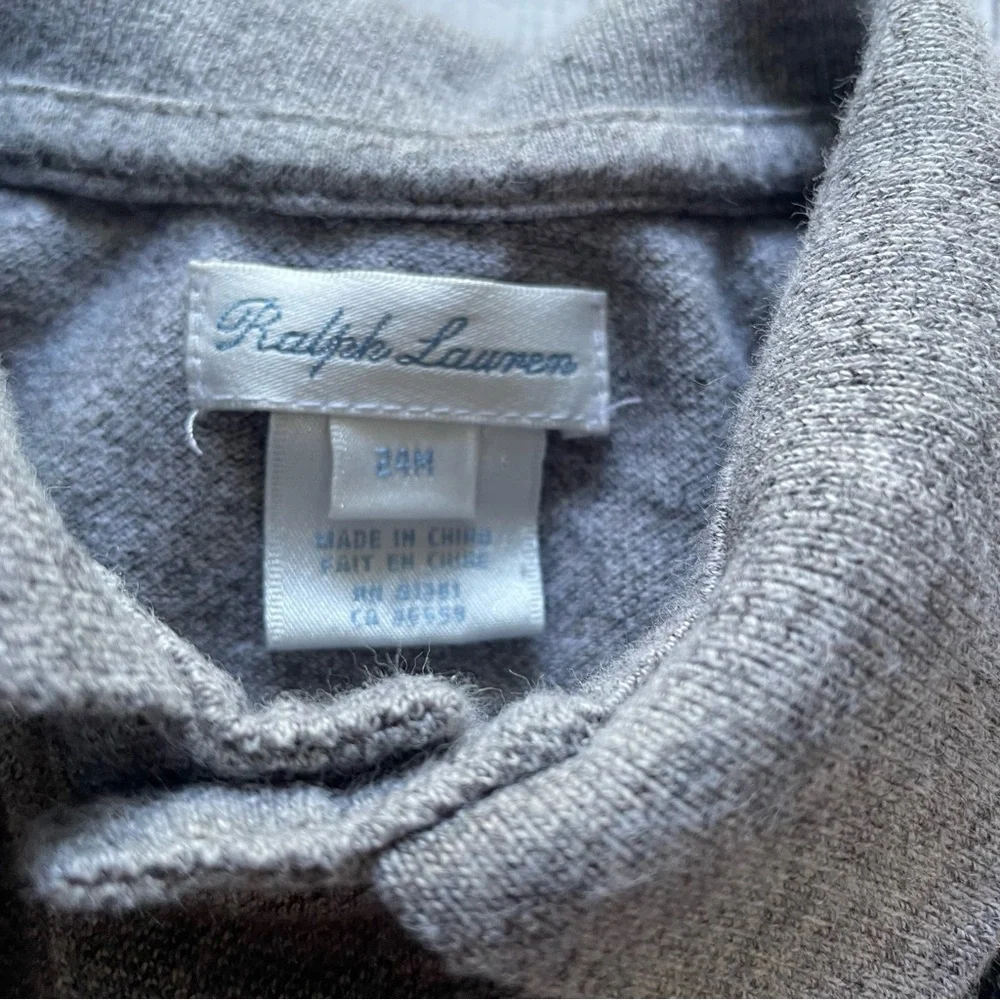 Ralph Lauren Grey Polo Size 24 months